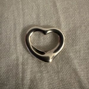 Tiffany & Co hear shaped necklace pendant